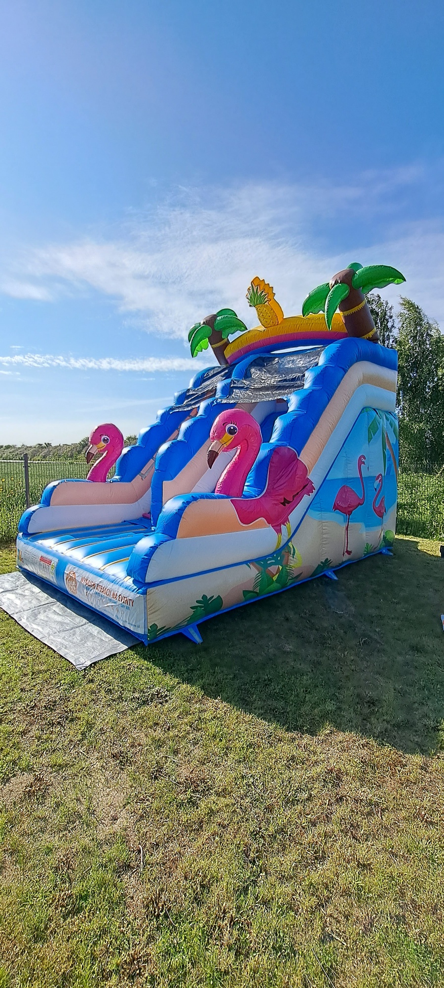 Dmuchana zjeżdżalnia Flaming